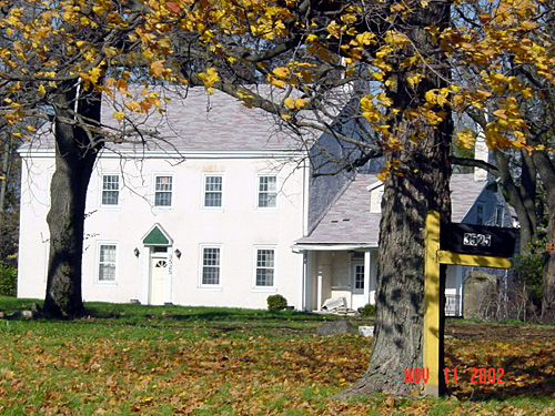 Daniel Miller Home built 1808, photo taken 11/11/2002