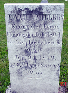 Daniel Miller Tombstone