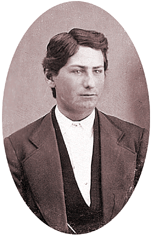 Isaac R. Miller as a young man - ca. 1868