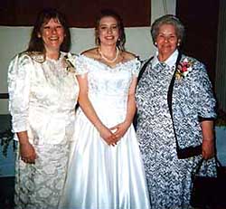 Left to right: Janice Kay Brown, Natalie Kaye Fields (Herdman), and June Evelyn Miller (Brown), 