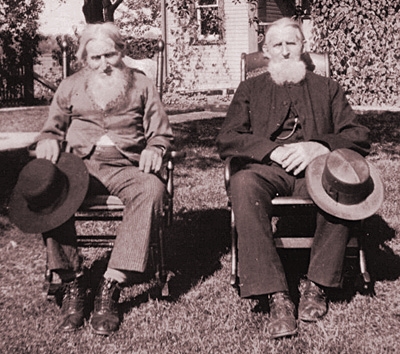 Moses Miller (1841-1924) and his  brother Noah Miller (1843-1927)