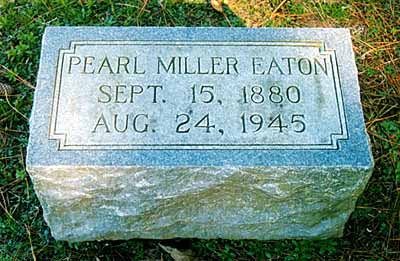 Tombstone of Pearl Pacific Miller (1880-1945)