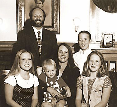 Family portrait of the Randy Lawarence family, ca. 1997