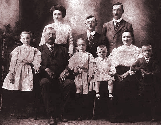 Samuel H. Miller Family Portrait, ca. 1908
