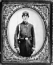 An unidentified Ohio Civil War Soldier from the Lloyd Ostendorf Collection, Dayton, Ohio